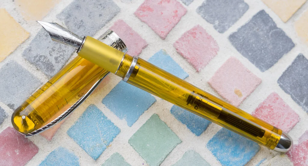 Pineider Avatar UR Demo Fountain Pen in Amber: A Review